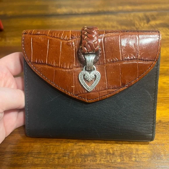 Brighton Brown and Black Wallet new - Picture 1 of 4